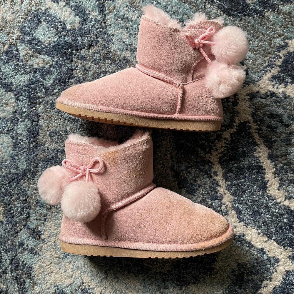 Girls pink boots size 13